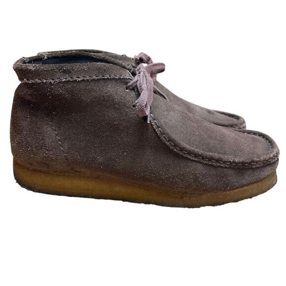 Clarks Original Men’s Brown Suede Wallabee Desert Chukka Boots Size 10 1/2 Flaws - Picture 3 of 10